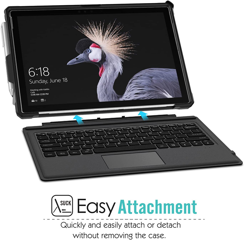 Ốp Máy Tính Bảng Có Giá Đỡ Bút Cho Microsoft Surface Pro 7 Pro 6 Pro 5 Pro 4 Surface Go 2