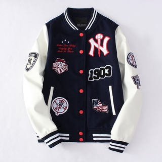 ÁO KHOÁC BOMBER MLB NY UNISEX NAM NỮ