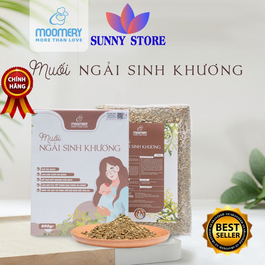 Muối ngải sinh khương Moomery – Bí kíp eo thon, tan mỡ bụng