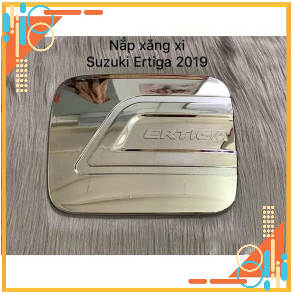 Ốp nắp bình xăng mạ crom Suzuki Ertiga 2019-2020