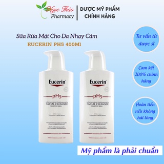 Sữa Rửa Mặt Eucerin PH5 Cho Da Nhạy Cảm Facial Cleanser Sensitive Skin 400ml