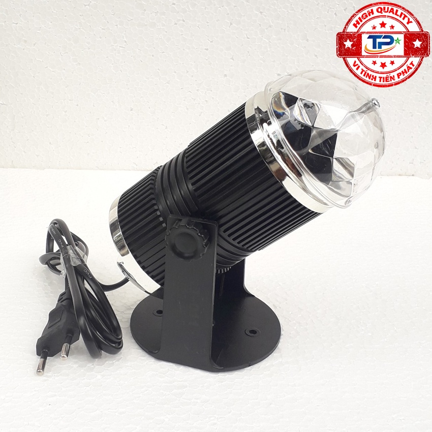 Đèn Led Pha Lê NĐ-011 xoay nhiều màu chớp nháy cảm biến theo nhạc trang trí cho Sân Khấu Tiệc Phòng Karaoke Phòng Khách