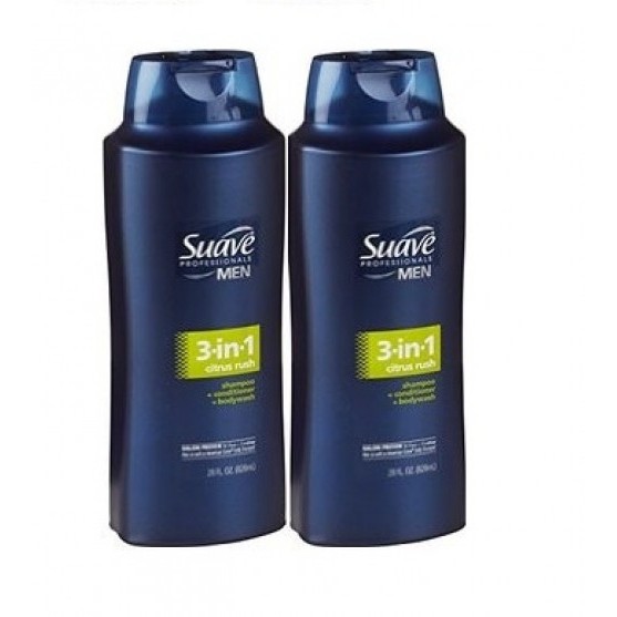 Dầu Gội 3in1 Suave Men 828ml