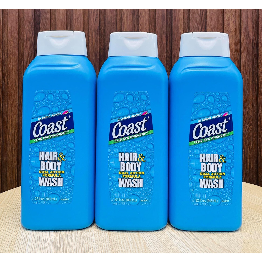 Tắm Coast Chai Lớn 946ml Hàng Usa Xịn Sò