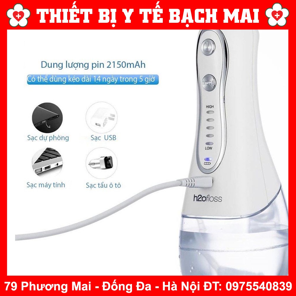 Máy Tăm Nước Cầm Tay H20 Floss HF-6 [Chính Hãng New 2020]