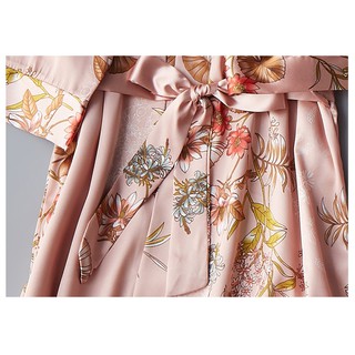 SET ÁO CHOÀNG ĐẦM NGỦ LỤA - florafashionvn