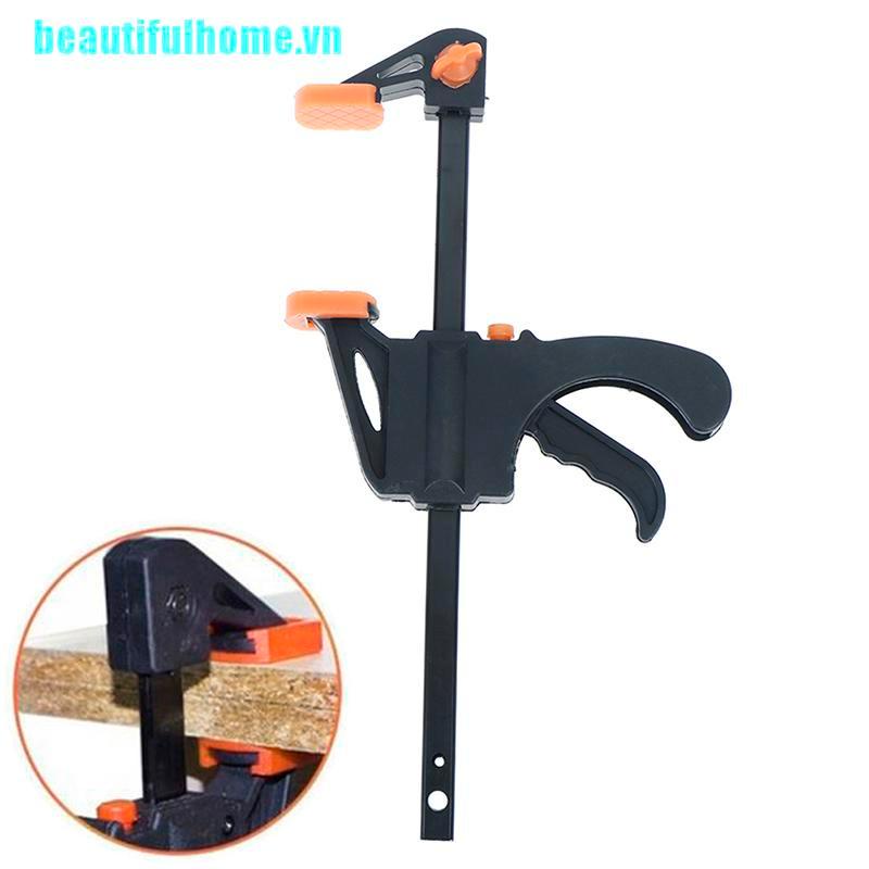 Kẹp chữ F hỗ trợ làm sản phẩm gỗ an toàn tiện dụng 4 inch