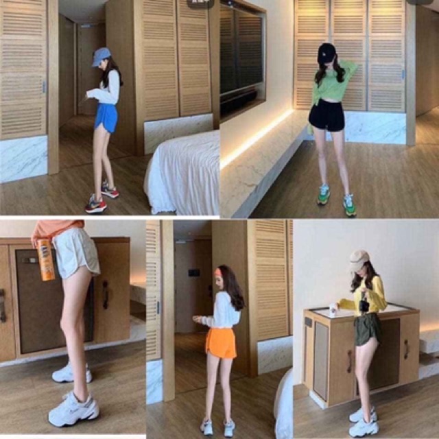 Quần Thể Thao Nữ Ngắn Cực đẹp freeship  ảnh thật clip