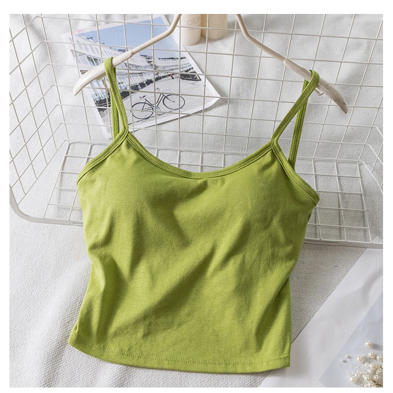 SUXI Áo Dây Camisole Theo Phong Cách Hàn Quốc