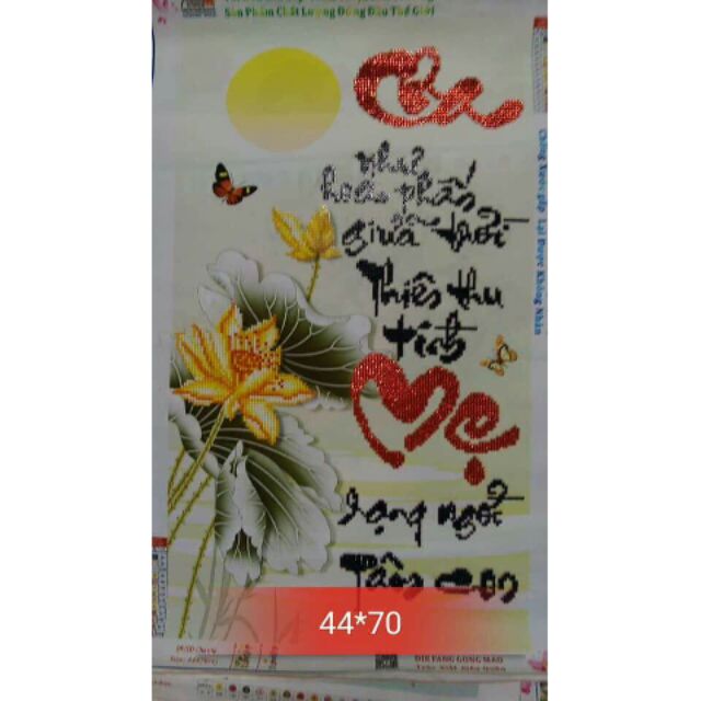Tranh đính đá thành phẩm