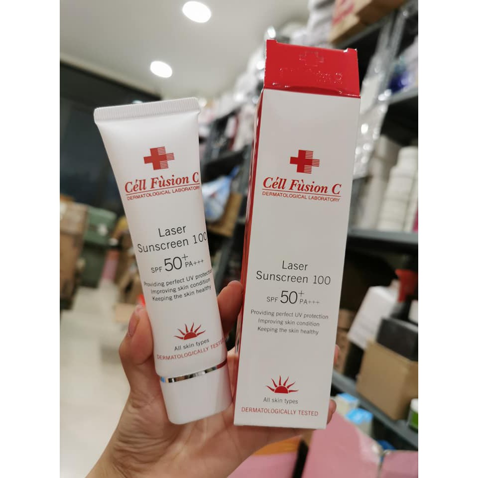 [50ML] Kem chống nắng Cell Fusion C Laser Sunscreen 100 SPF50+/PA+++