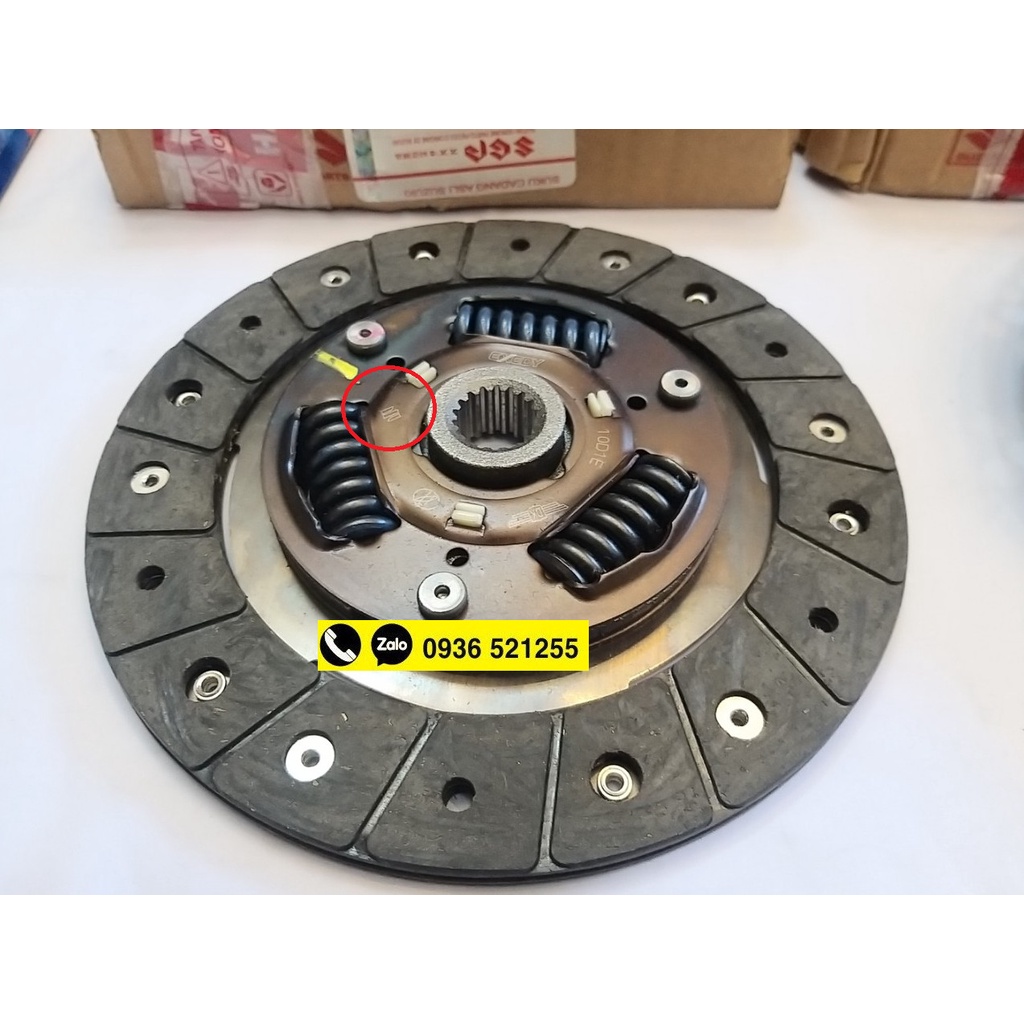 Bộ ly hợp Lá côn Mâm ép Bạc đạn pite Suzuki Wagon R+ 2001-2007 Hàng chính hãng Suzuki