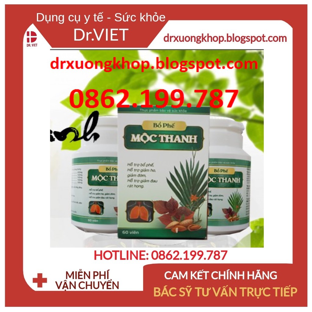 BỔ PHẾ MỘC THANH - HỖ TRỢ VIÊM HỌNG HẠT VIỆM  AMIDAN MÃN TÍNH, VIÊM PHẾ QUẢN, VIÊM PHỔI, HO ĐỜM, HO KHAN, VIÊM XOANG