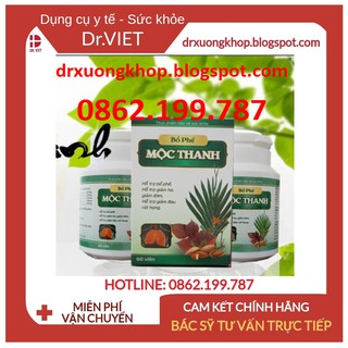 BỔ PHẾ MỘC THANH - HỖ TRỢ VIÊM HỌNG HẠT VIỆM  AMIDAN MÃN TÍNH, VIÊM PHẾ QUẢN, VIÊM PHỔI, HO ĐỜM, HO KHAN, VIÊM XOANG