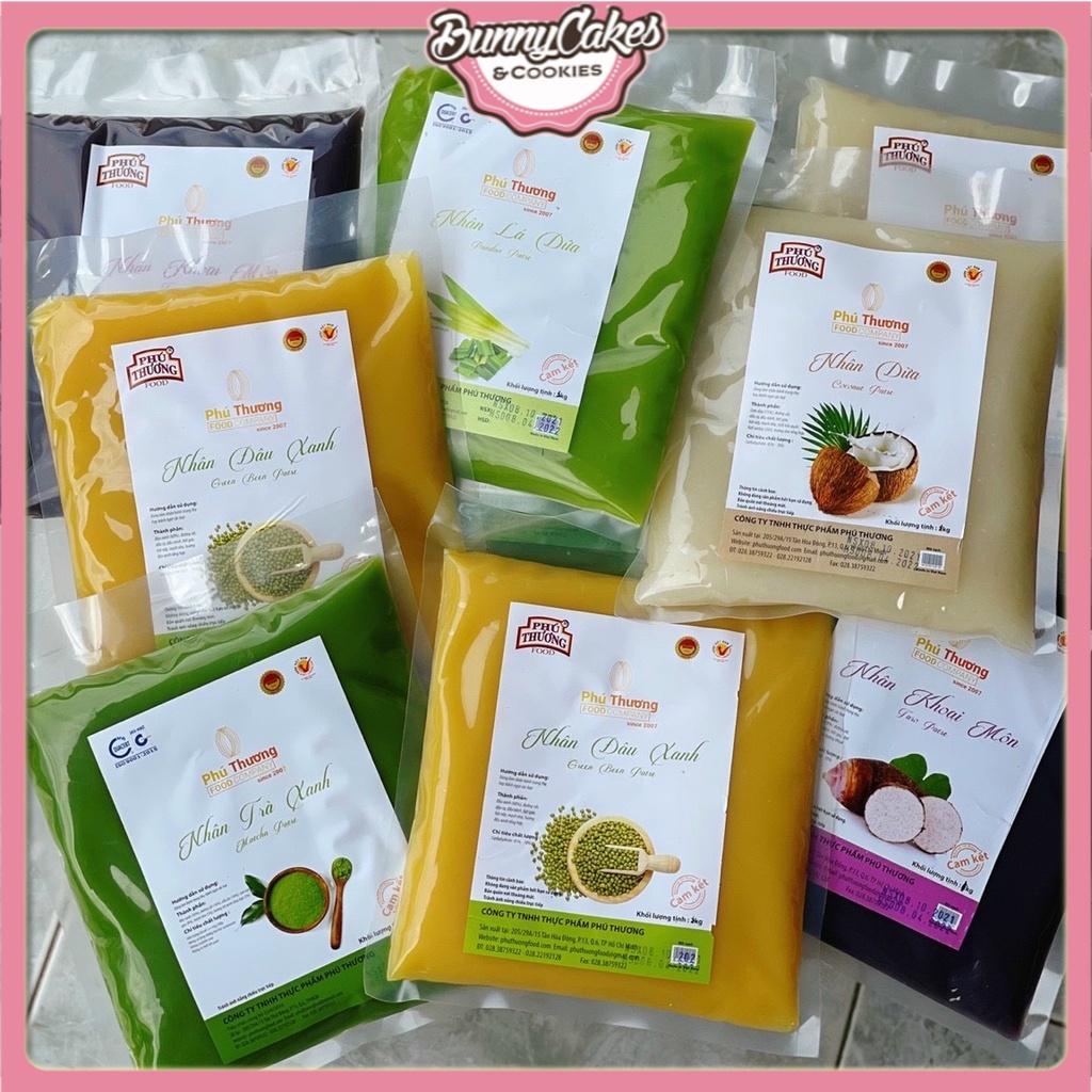 Nhân Bánh Trung Thu Phú Thương 1kg Tiện Lợi, Đầy Đủ, An Toàn-Nhâ Nguyên Liệu Làm Bánh Trung Thu