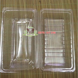 Hộp nhựa gập chữ nhật H07 - 10 cái