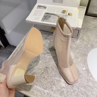 Boot lưới mũi vuông về 2 màu