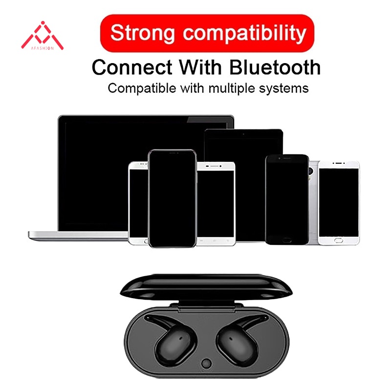 Tai nghe không dây illunt bluetooth 5.0 TWS B30 chống nước điều khiển cảm ứng âm thanh nổi thích hợp cho Android Và IOS