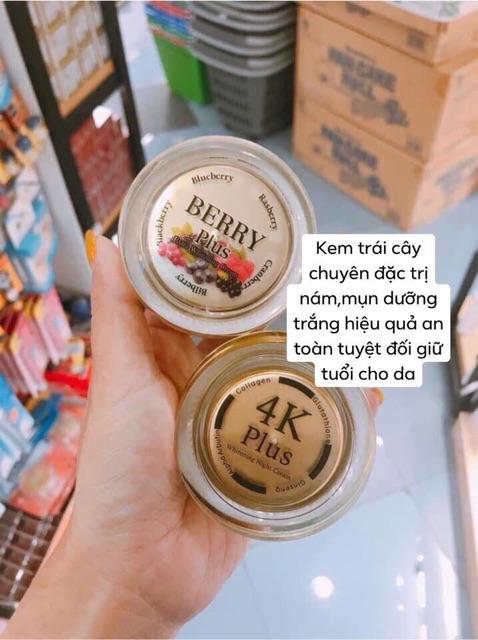 Kem Berry plus 5x Thái Lan mẫu mới có tem góc | BigBuy360 - bigbuy360.vn