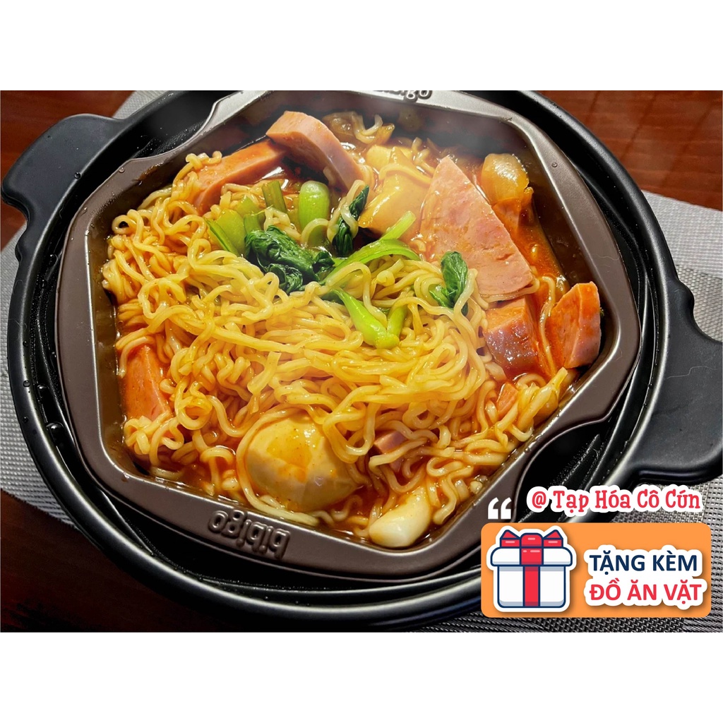 Lẩu tự sôi Hàn Quốc Bibigo đủ 3 vị siêu ngon - Tặng kèm đồ ăn vặt Cô Cún | BigBuy360 - bigbuy360.vn