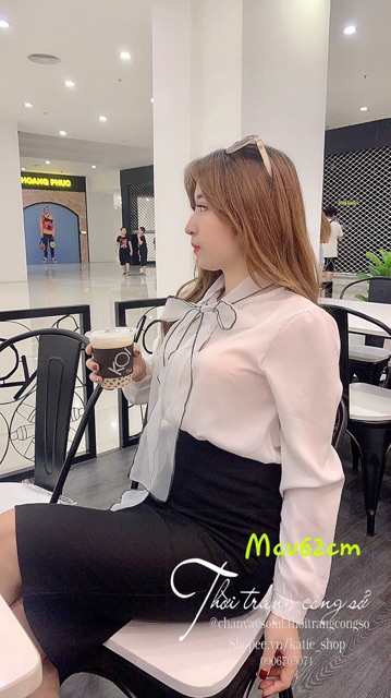 Chân Váy Bút Chì Công Sở Cao Cấp  Chân Váy Bút Chì Dài Quá Gối 62cm