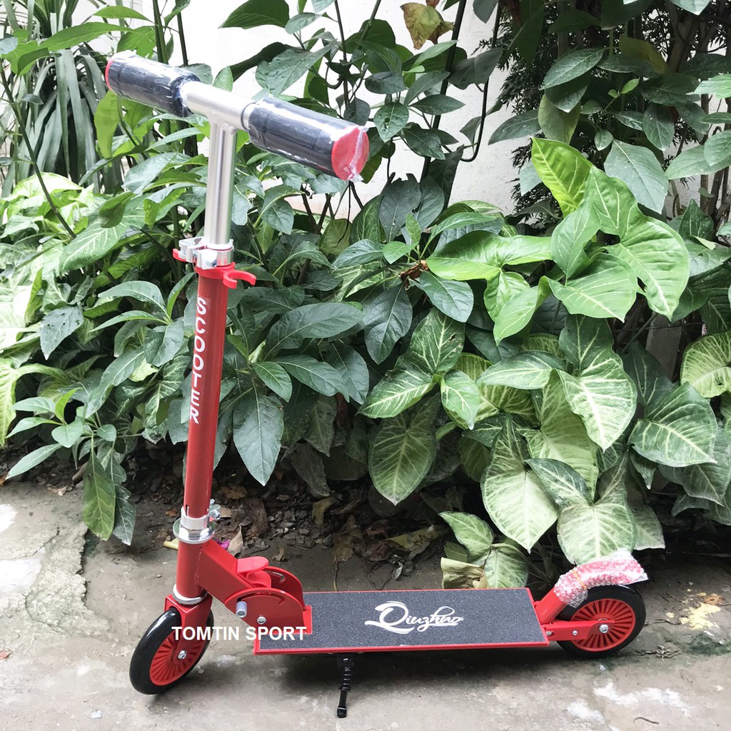 Xe scooter trẻ em cao cấp có đèn led và chân trống tiện lợi chịu tải đến 50kg cho bé 3-10 tuổi quà tặng sinh nhật