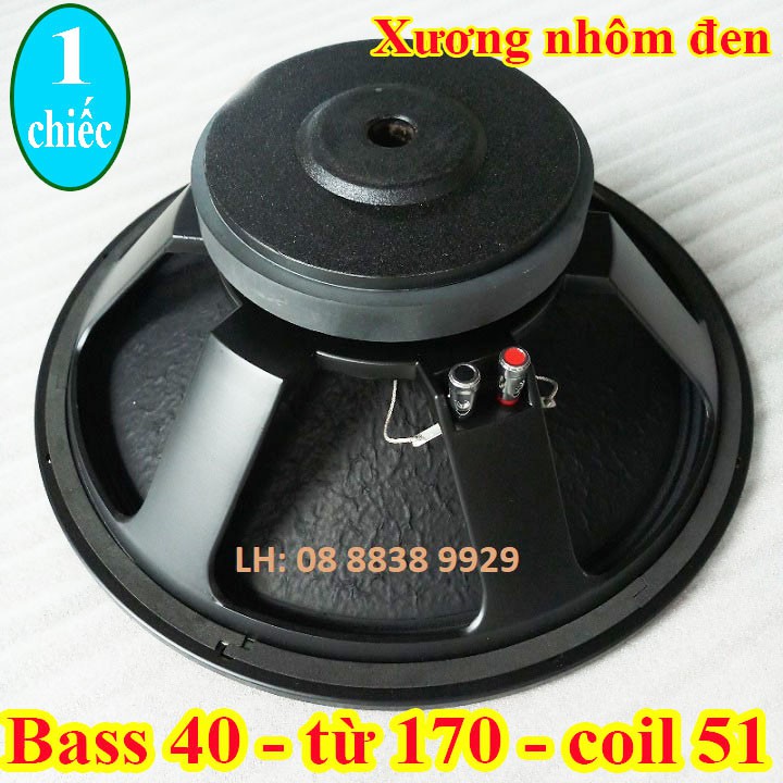 LOA BASS 40 TỪ 170 COIL 51 - DÙNG LOA KÉO HOẶC AMPLI VỪA - GIÁ 1 CÁI