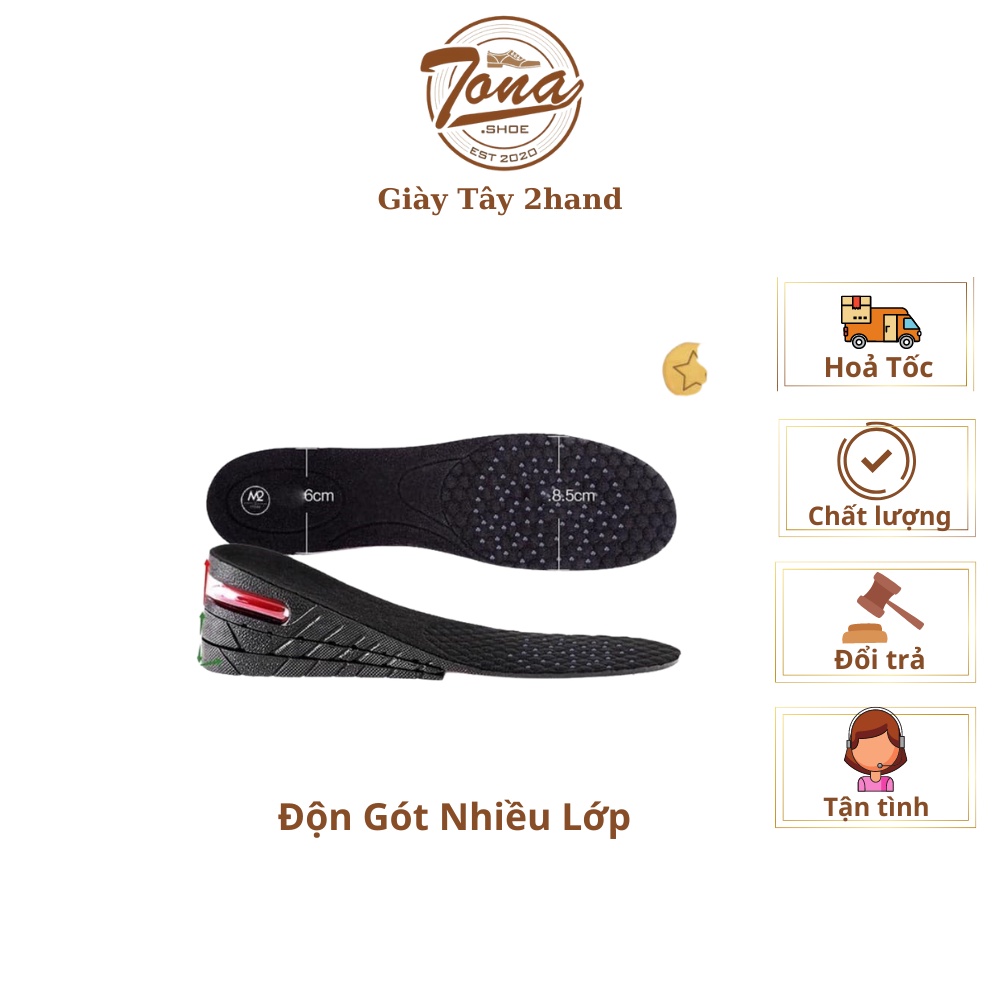[TonaShoe] Lót Giày Tăng Chiều Cao Nhiều Loại Lớp