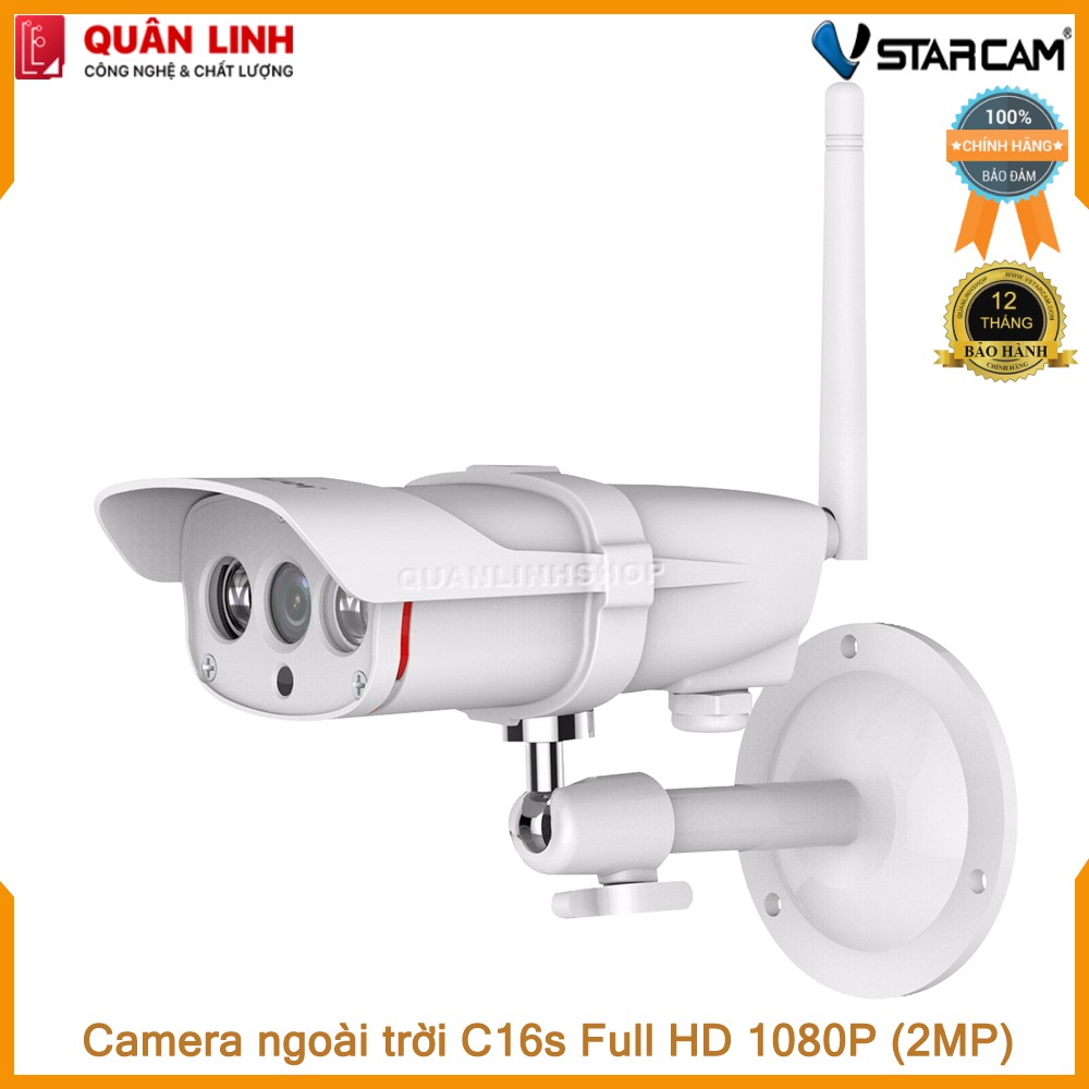 Camera ngoài trời Vstarcam C16s Full HD 1080P kèm thẻ 32GB | WebRaoVat - webraovat.net.vn