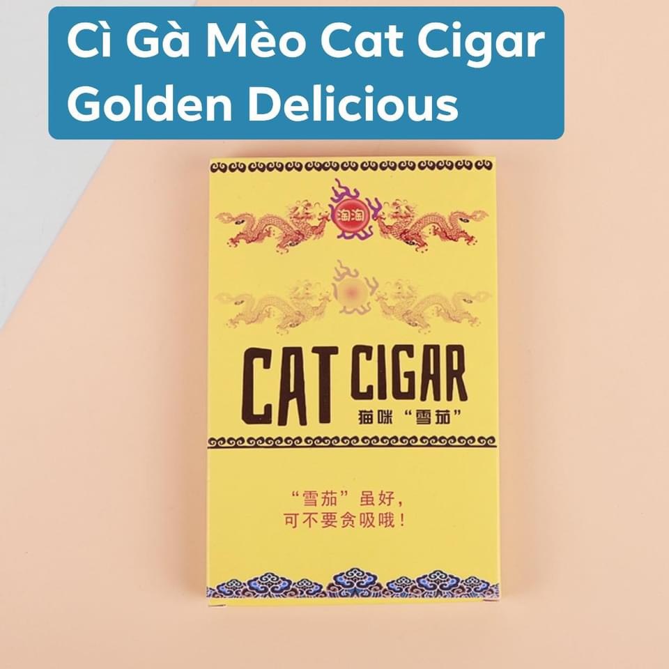 Xì Gà Cigar Cho Mèo - Khử Mùi Hôi Miệng Cho Mèo - Tốt Cho Hệ Tiêu Hóa - Khử Búi Lông Trong Ruột