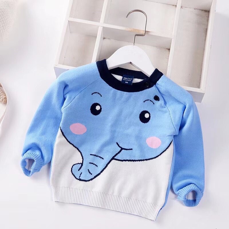 Áo len midi siêu mềm mịn cho bé trai bé gái hàng Quảng châu cao cấp