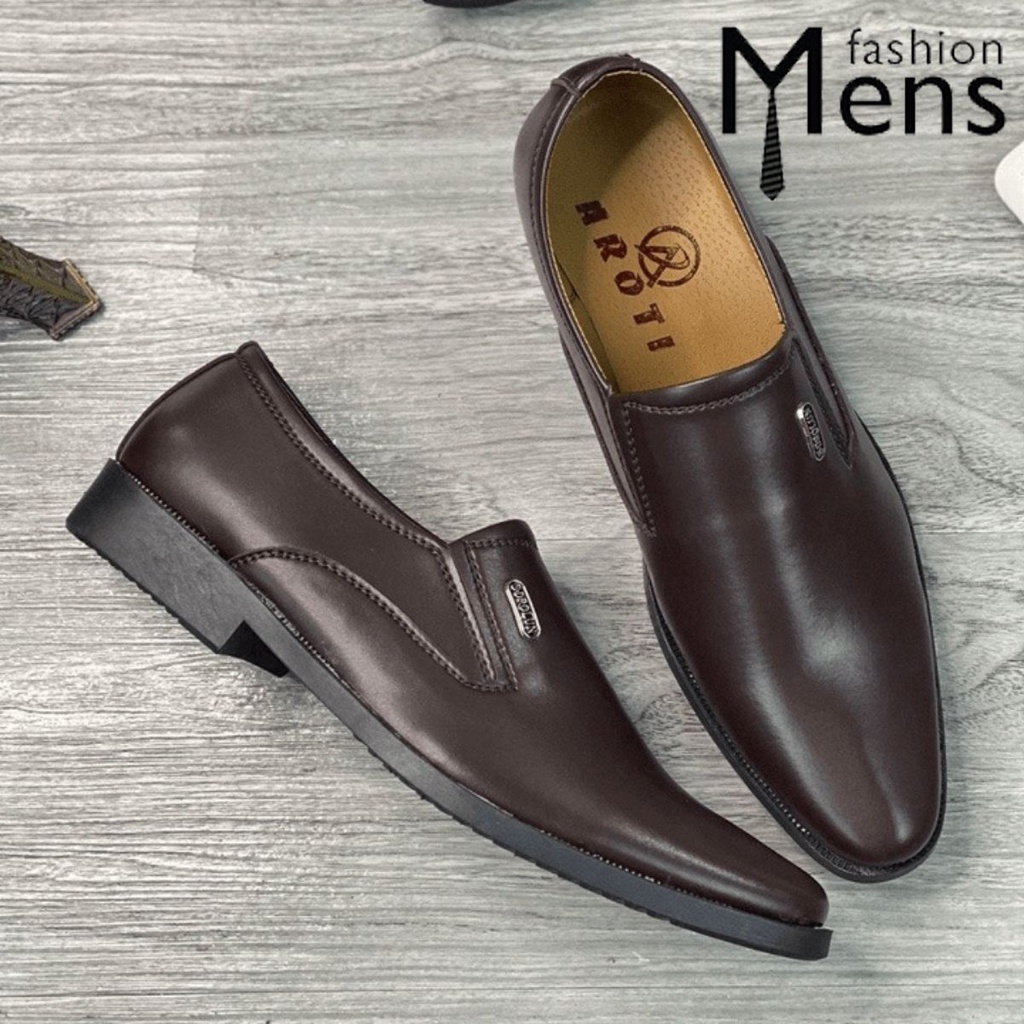 Giày Tây Nam MENF Dáng Lười Chất Da Đẹp Cao Cấp,Đế Khâu Cực Bền Form Mọi Công Sở Sang Trọng Màu Đen- M519-Đ sp24