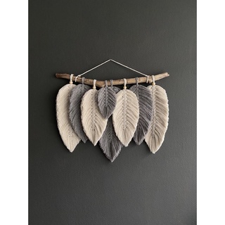 Mành lá macrame đơn giản sang trọng
