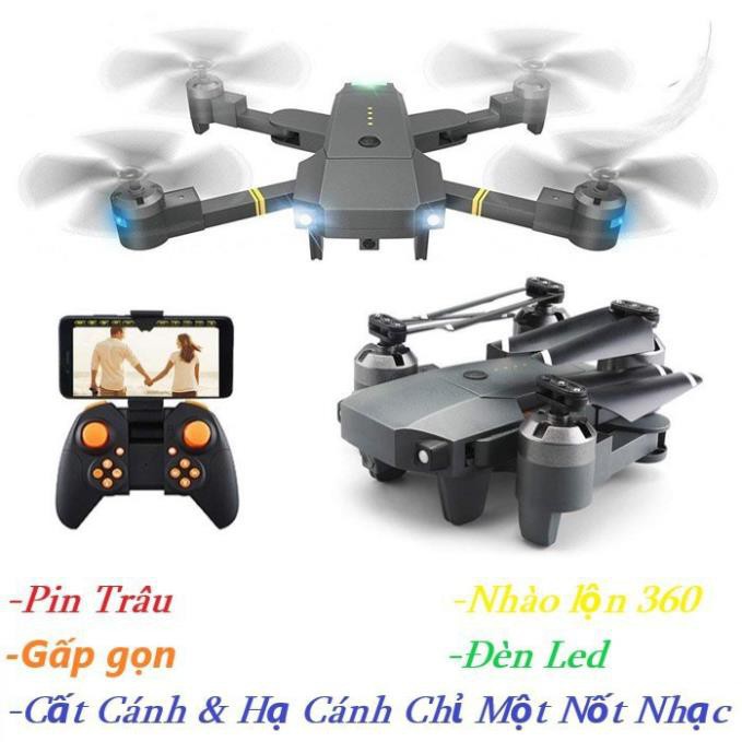 [Xả kho tết] Flycam XT-1 Kết Nối Wifi 2.4 GHz Quay Phim Chụp Ảnh Full HD 720P - Hàng chính hãng bảo hành 1 đổi 1