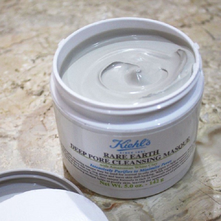 Mặt nạ đất sét Kiehl's Rare Earth Deep Pore Cleansing Masque hộp mini 14g se khít lỗ chân lông