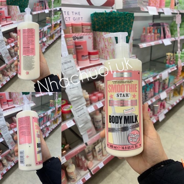 Sữa dưỡng thể thấm sâu tạo độ ẩm Smoothie Star Body Milk 500ml SOAP AND GLORY | BigBuy360 - bigbuy360.vn