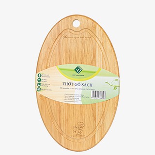 Thớt elip nhỏ mỏng-quy cách 34,5x22x2