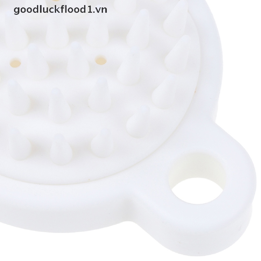 (Hàng Mới Về) Lược silicone Mát Xa Da Đầu Thư Giãn Khi Tắm