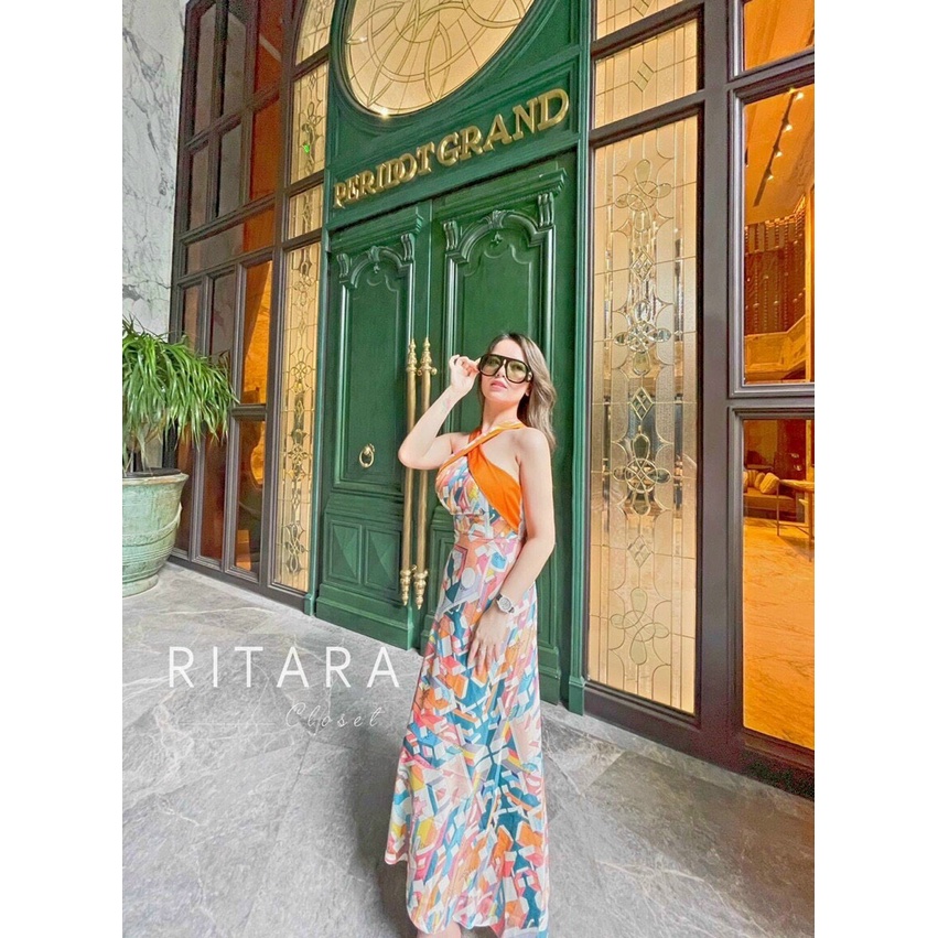 Đầm maxi lụa
