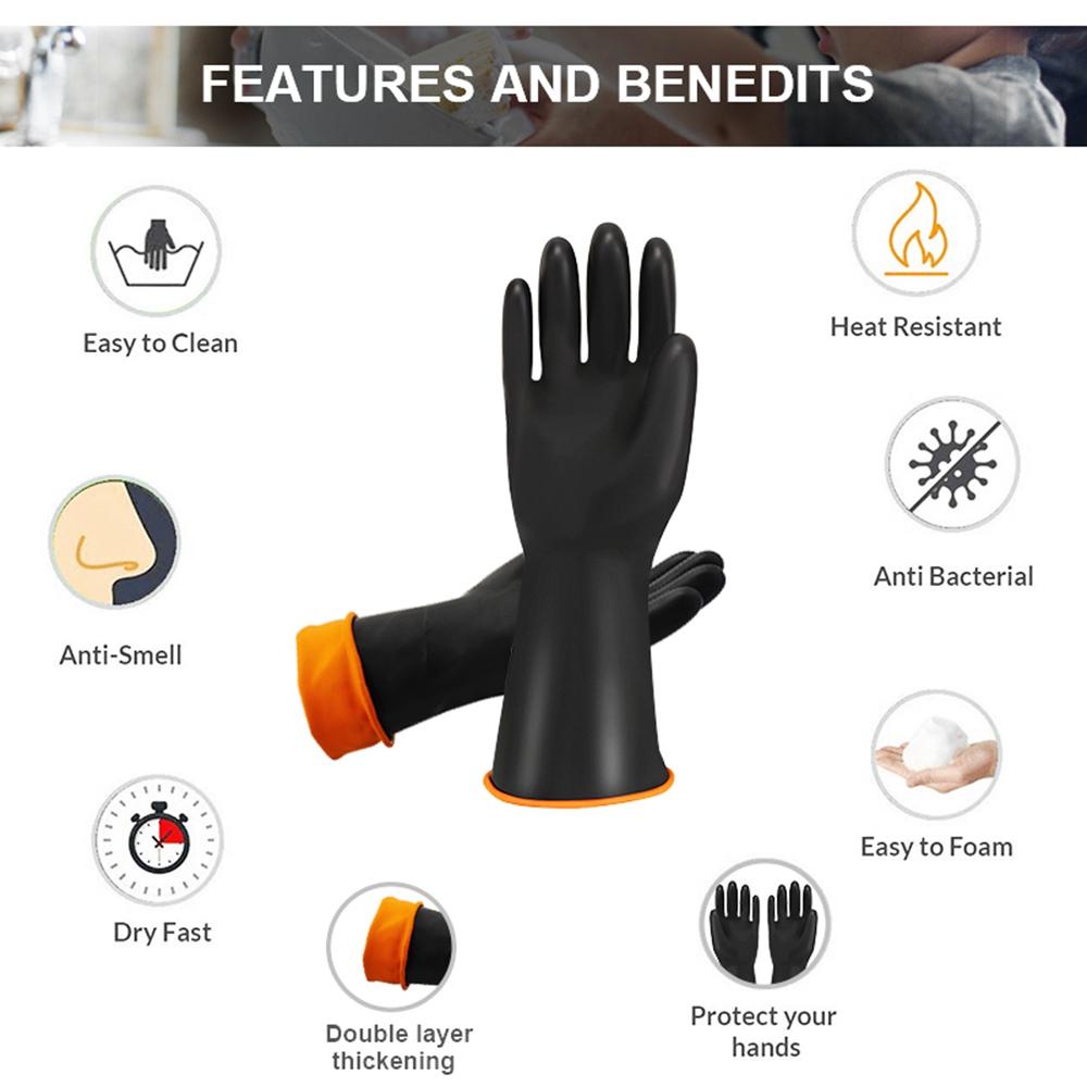 Lloyd Găng Tay Cao Su Latex Bền Công Nghiệp Bảo Vệ An Toàn Đa Ứng Dụng