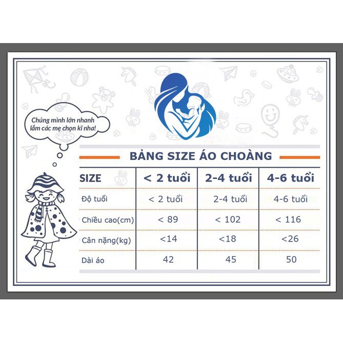 Áo Choàng Chống Nắng Cho Bé Khủng Long, Đám Mây Nền Xanh Than Áo Cánh Dơi Cho Bé Trai, Bé Gái Ponchoni Nous Minkymom