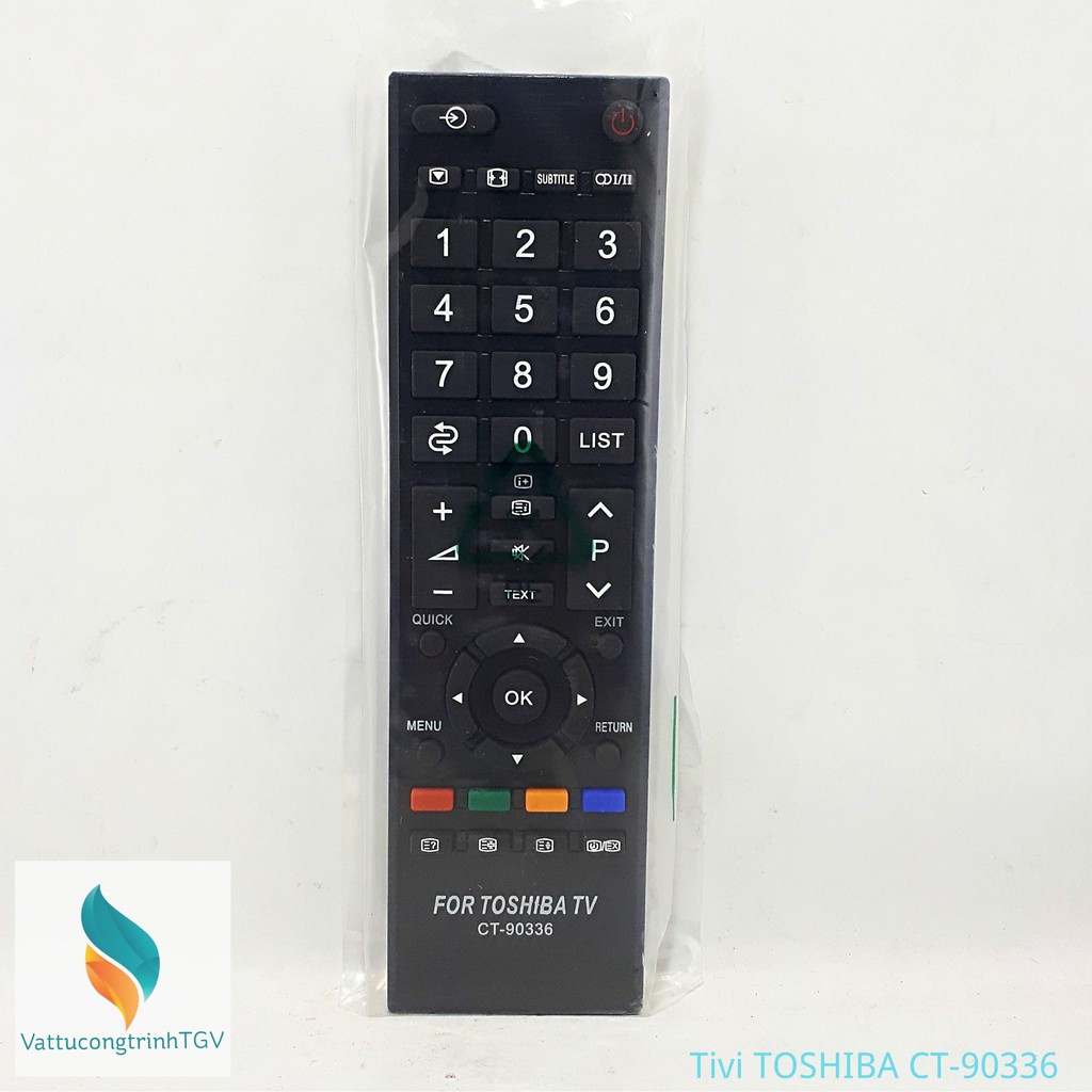 Điều khiển thay thế cho Tivi TOSHIBA ( loại ngắn)