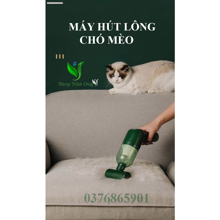 MÁY HÚT LÔNG CHÓ MÈO CẦM TAY- MÁY HÚT CÔNG SUẤT CAO 8000Pa