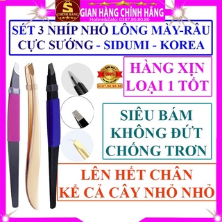 Nhíp nhổ râu tóc bạc lông mày mi lông nách cao cấp chống trơn xịn Sidumi nhổ lông chân tay ria mép vùng kín lên hết chân