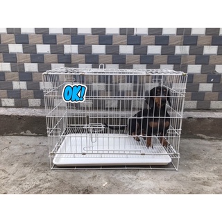 Chuồng chó mèo sơn tĩnh điện, Lồng Chó Mèo Size 76 47 50 dày và chắc chắn