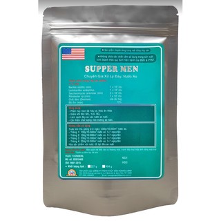 Supper men - vi sinh xử lý đáy – nước trong ao tôm