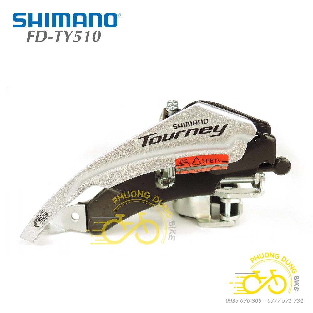 Sang đĩa  xe đạp SHIMANO TOURNEY FD TY510 - Hàng chính Hãng