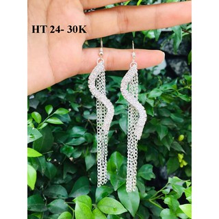 Hoa Tai Kim Loại Phong Cách Hàn Quốc Thời Trang Cho Nữ