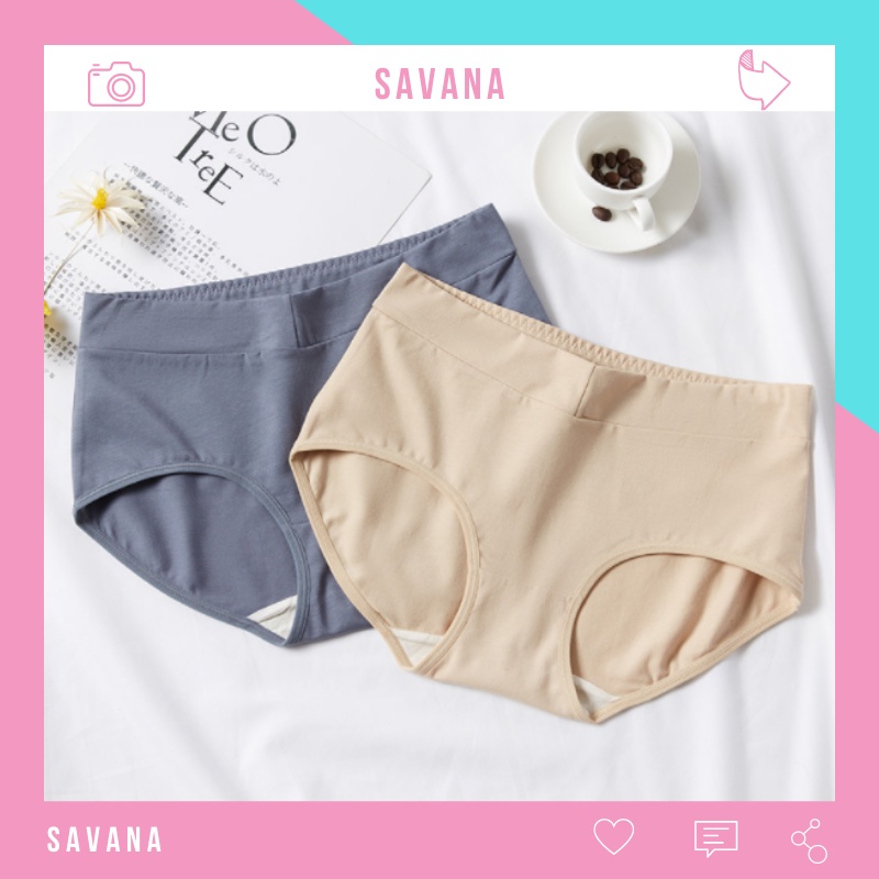 Quần lót nữ cotton thun lạnh bigsize cao cấp Savana QL10