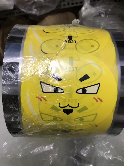 Màng ép nắp ly(2400ly).Combo 4cuộn Màng dập cốc-Cuộn màng ép ly-màng ép miệng ly